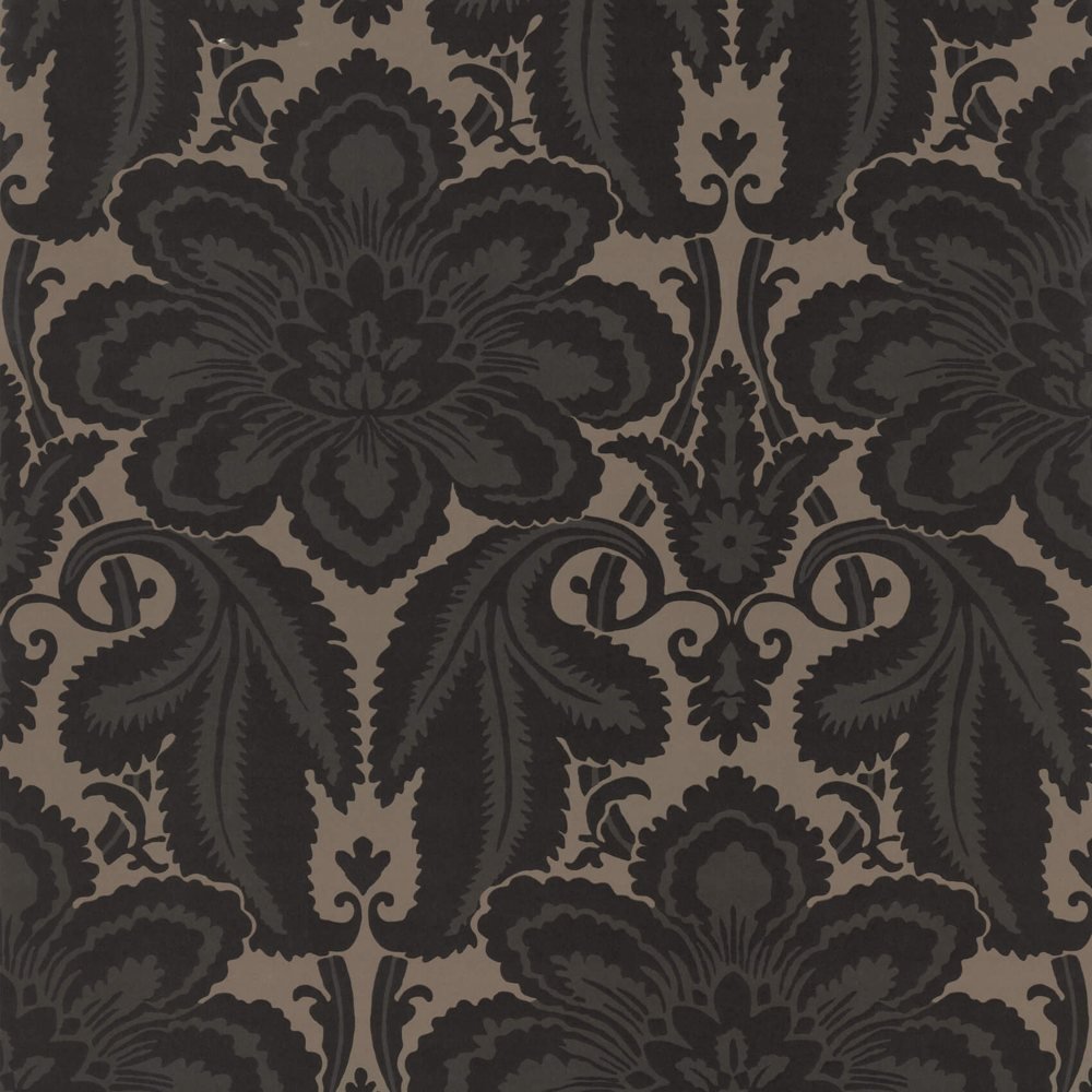 Little Greene Tapete Albemarle – Charcoal, 1 Rolle