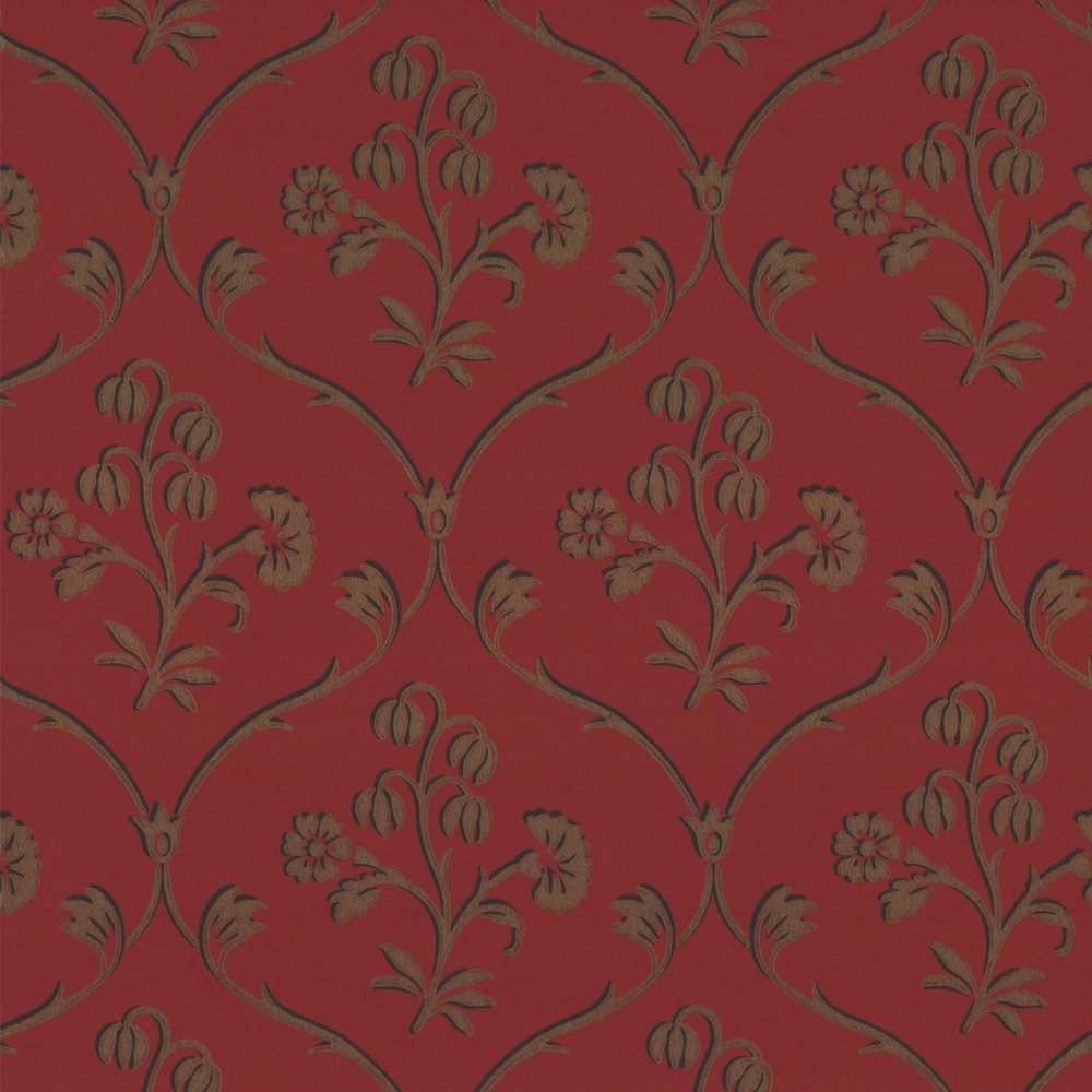 Little Greene Tapete Cranford – Cherry Gold, 1 Rolle