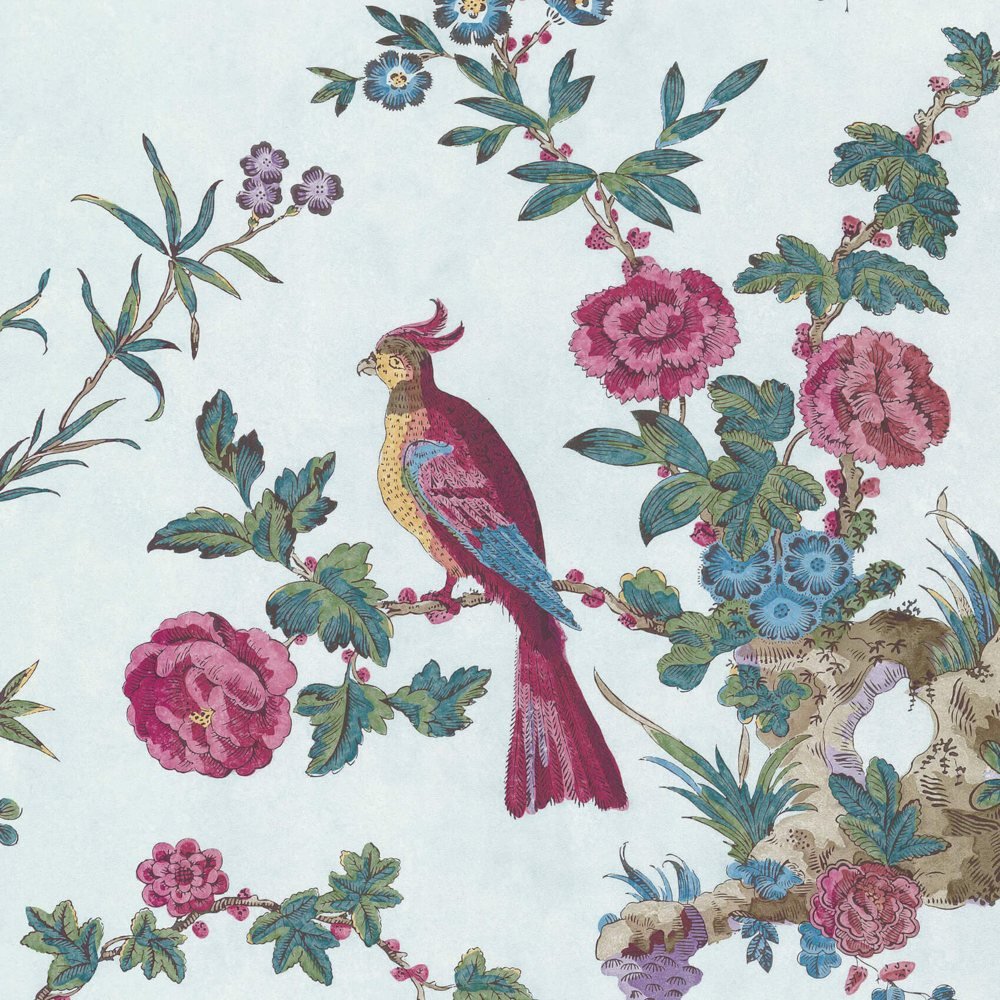 Little Greene Tapete Darwin – Azure, 1 Rolle