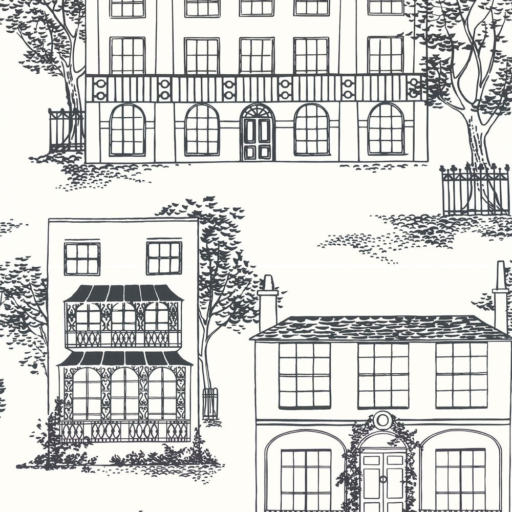 Little Greene Tapete Hampstead – Ink, 1 Rolle