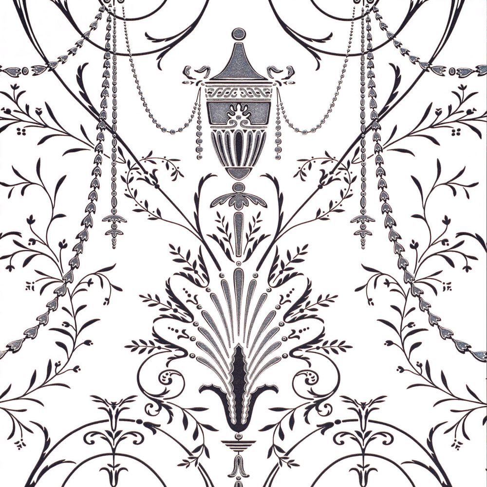 Little Greene Tapete Marlborough – Glacé, 1 Rolle