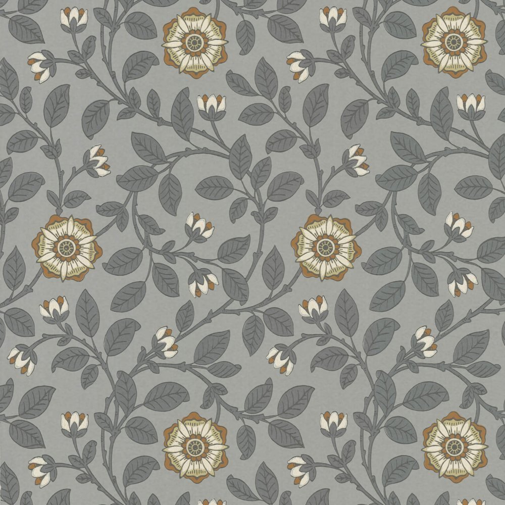 Little Greene Tapete Richmond Green – Platinum, 1 Rolle