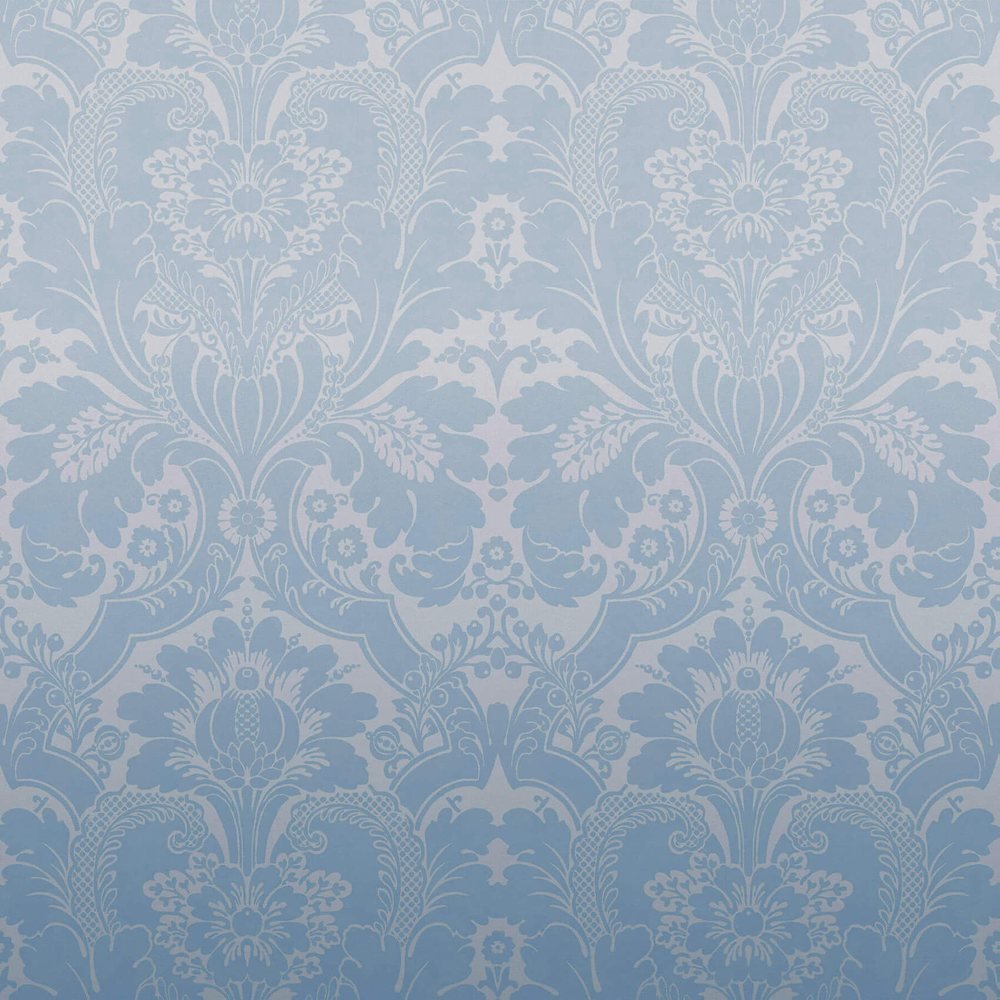 Little Greene Tapete St James's Park – Cobalt Fade, 1 Rolle