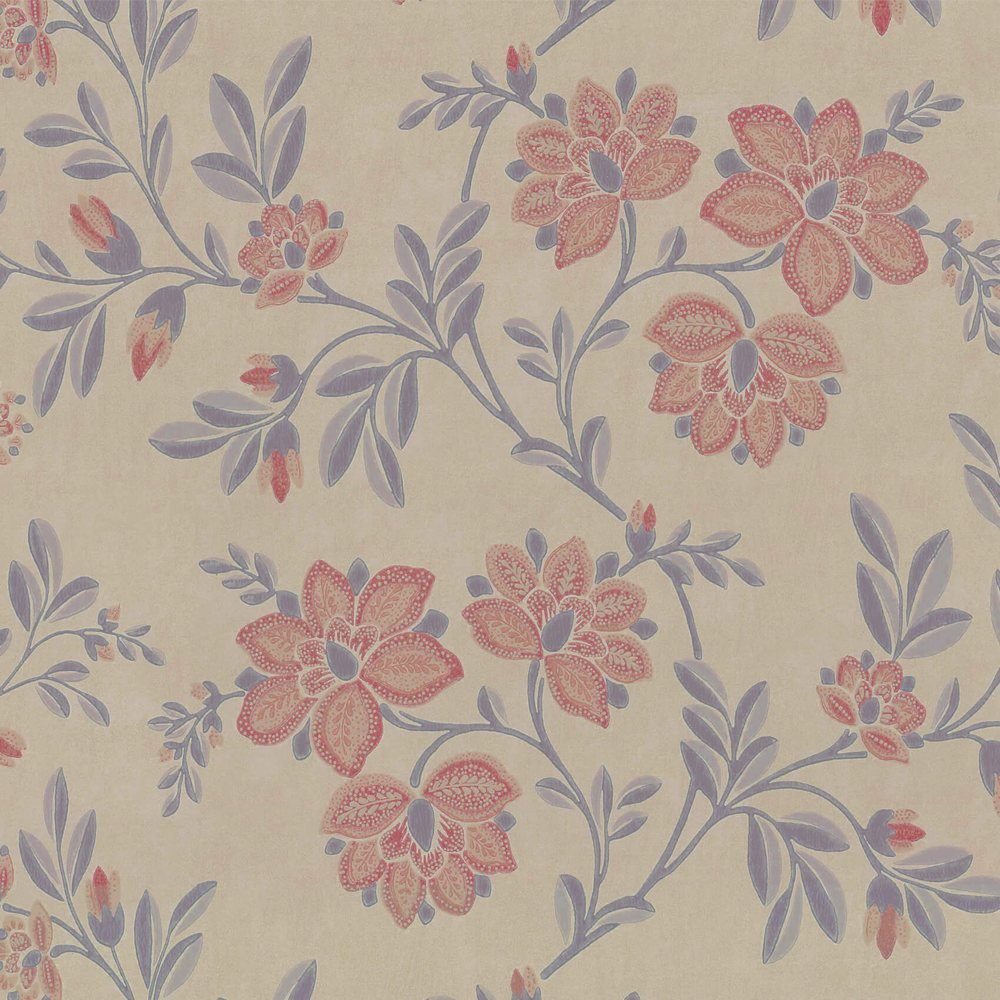 Little Greene Tapete Stitch – Berry, 1 Rolle