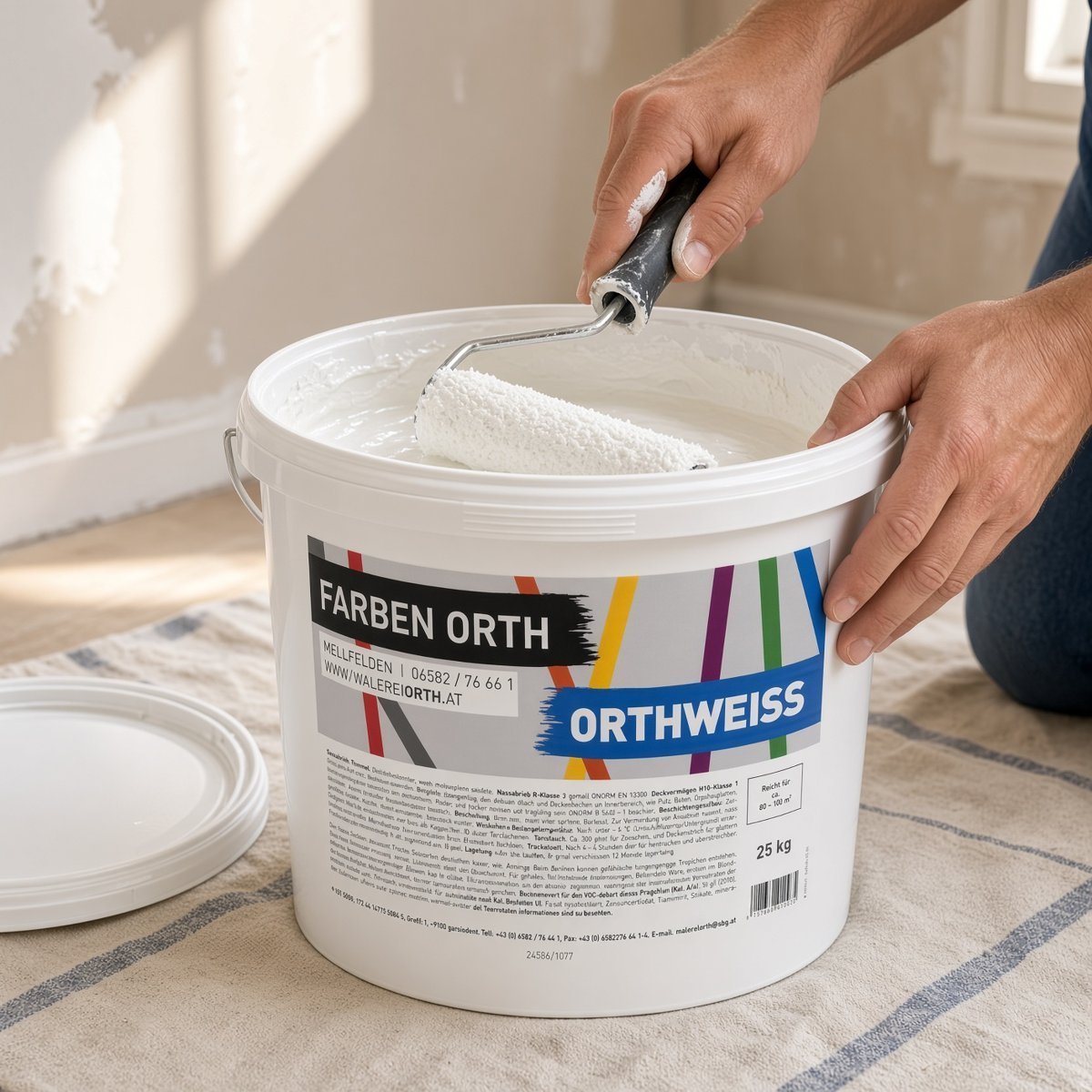 Farben Orth Orthweiss, 7 kg