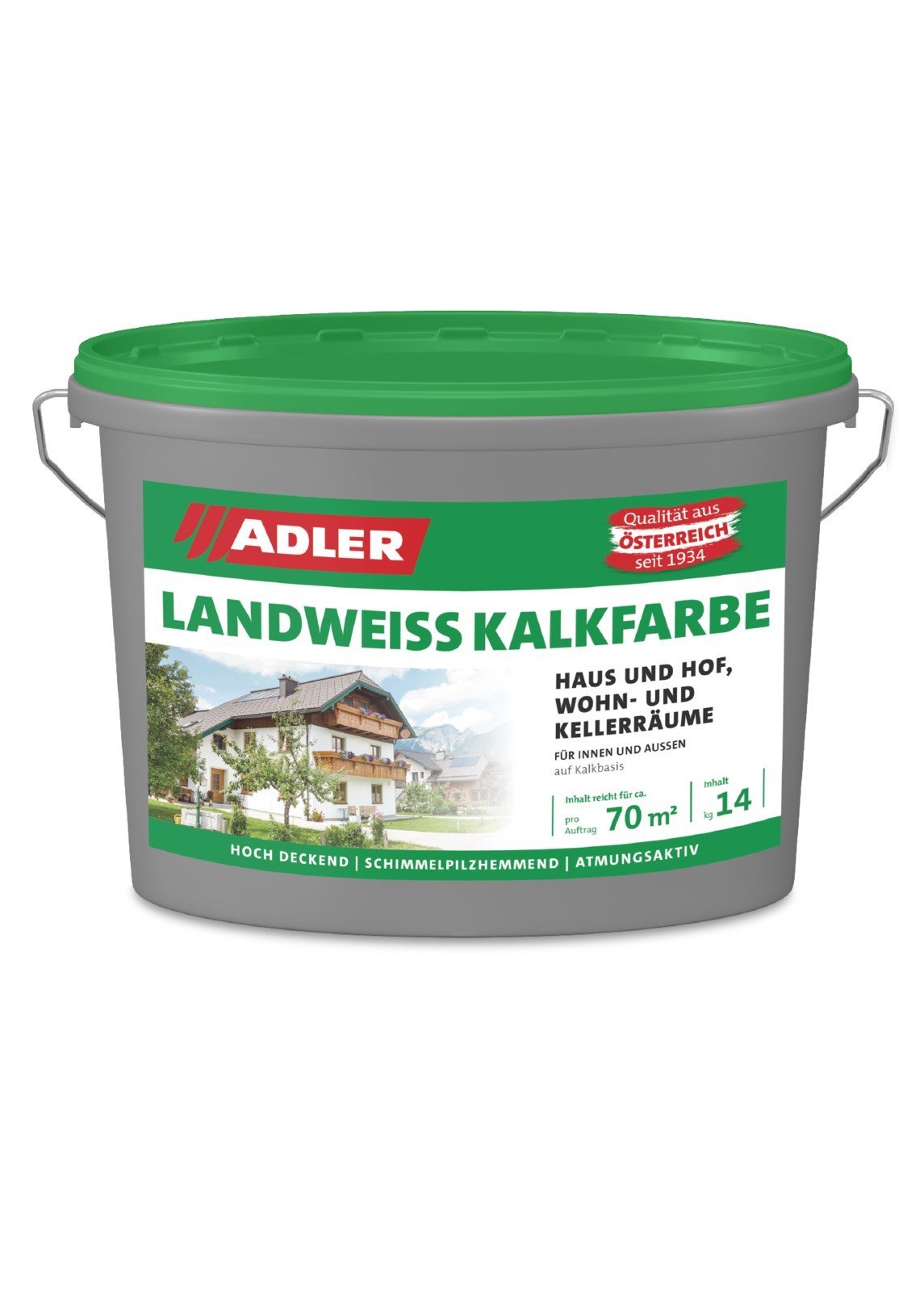 ADLER Landweiß Kalkfarbe, 14 kg