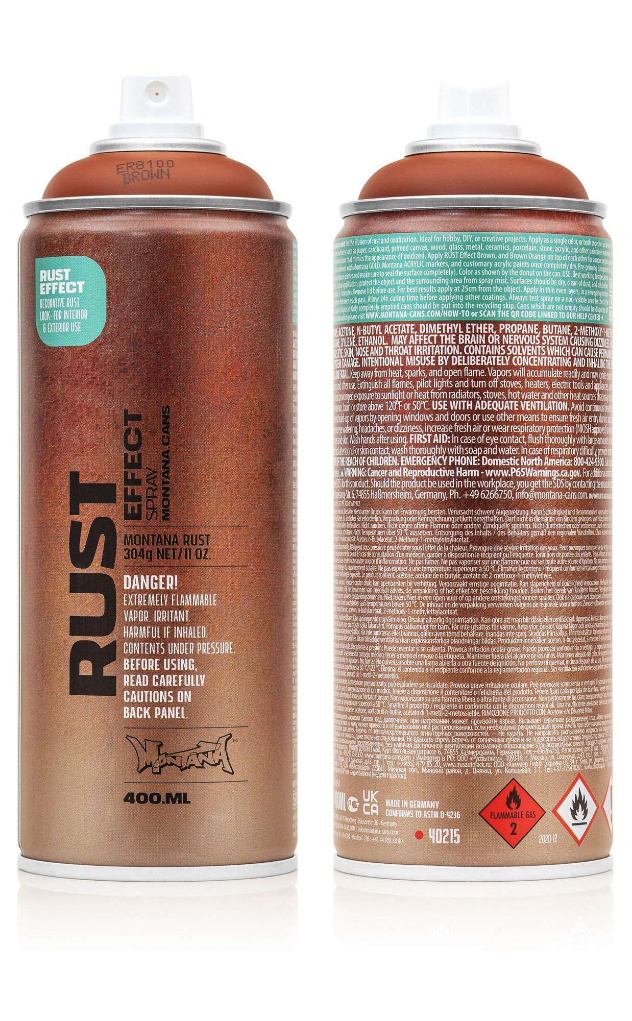Montana Rusteffekt Spray, 400 ml