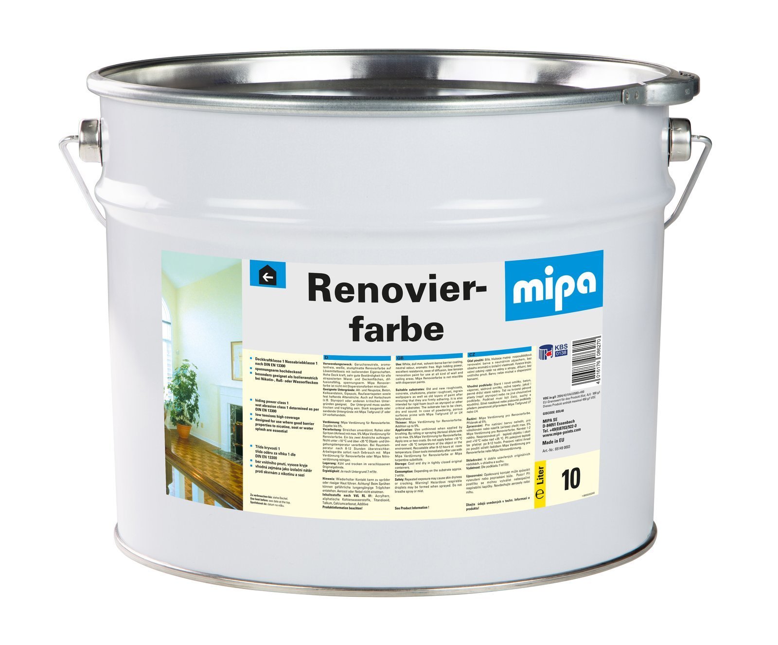 MIPA Renovierfarbe, 10 l