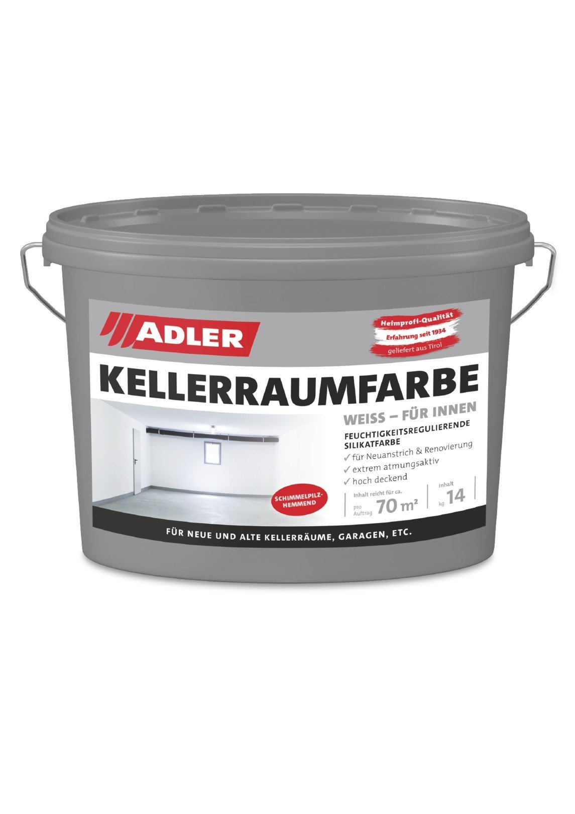 Adler Kellerraumfarbe, 14 kg