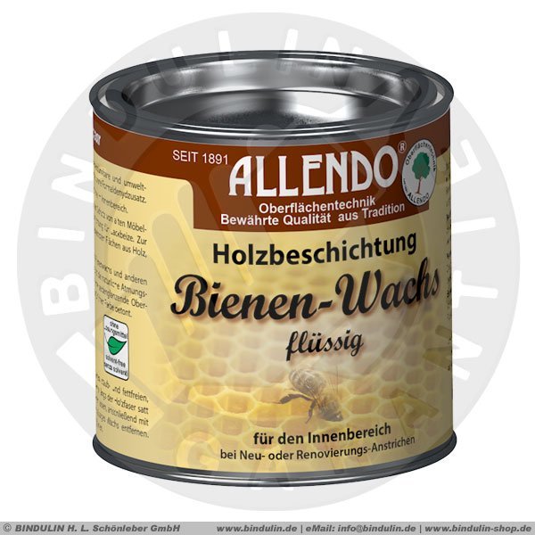 Bindulin Alendo Bienen-Wachslasur, 375 ml